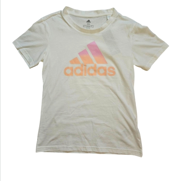 🧡 Adidas Tie Dye Printed Logo T-Shirt - Size XS NWT - Picture 3 of 9